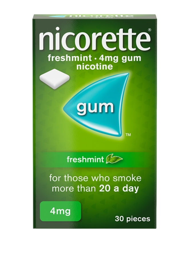 علكة نيكوتين فريش منت 4 ملغ 30 قطعة